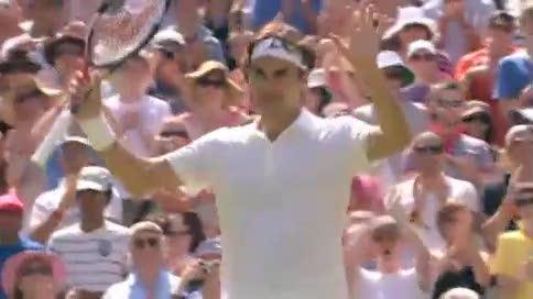 Tennis / Wimbledon: Federer s'impose face à Melzer 6-3 6-2 6-4 et se qualifie pour les 1/4 en moins d'1h30