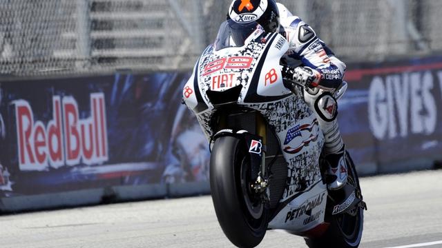 Jorge Lorenzo s'impose pour la 1ère fois à Laguna Seca.