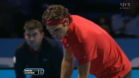 Tennis / Masters (finale): Nadal – Federer. Le Suisse s’impose 6-3 dans la manche initiale