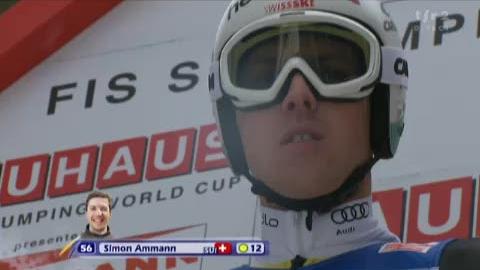 Saut à ski / Coupe du monde : Simon Ammann saute à 129 m et finit 6e du concours d’Engelberg, disputé sur une seule manche en raison des chutes de neige.