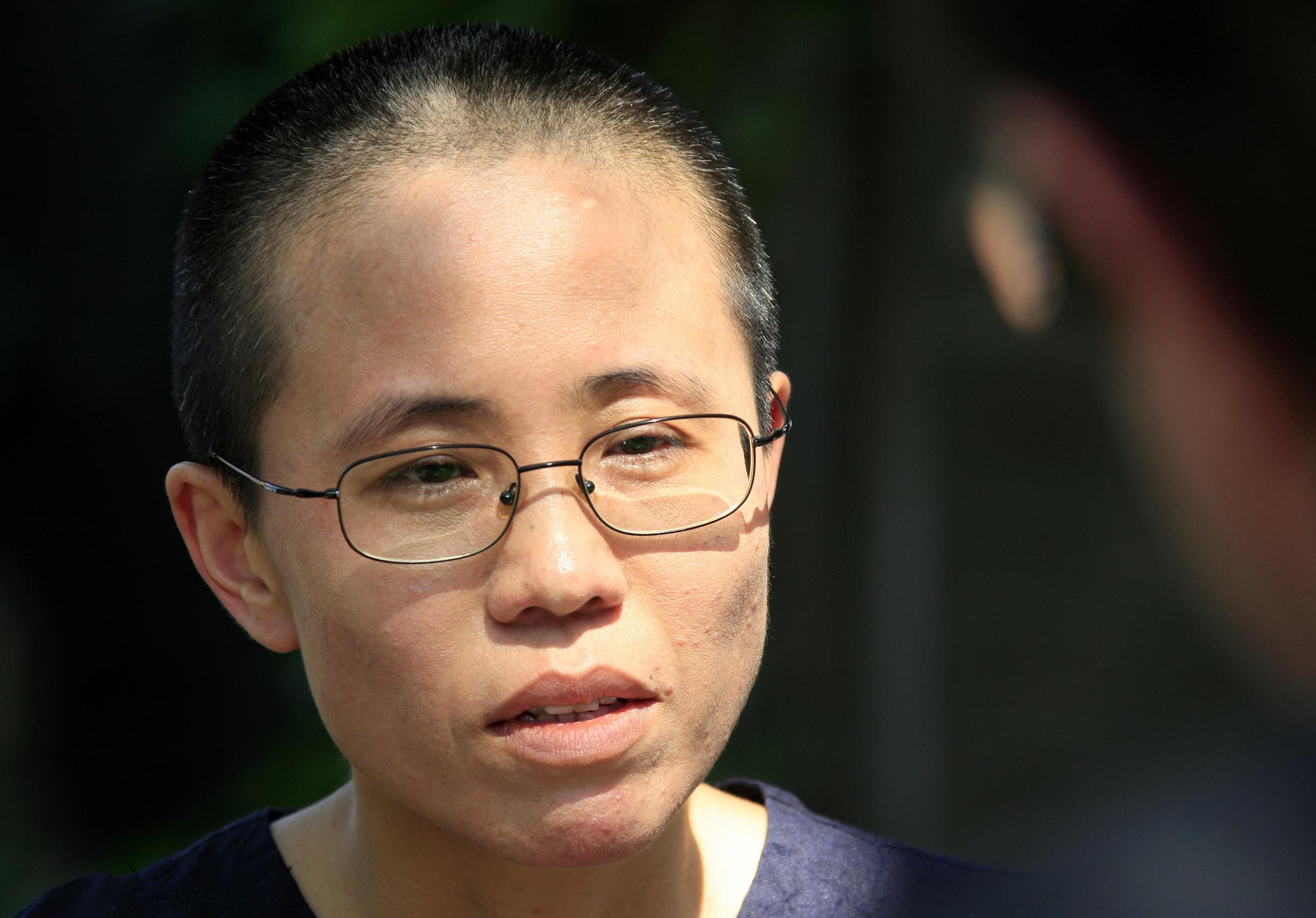Liu Xia, épouse du dissident, se bat pour obtenir la libération de son mari.