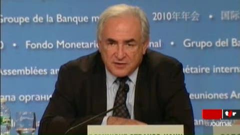 Washington (Etats-Unis): les ministres des Finances peinent à parvenir à un accord dans le cadre de la réunion du Fonds monétaire international