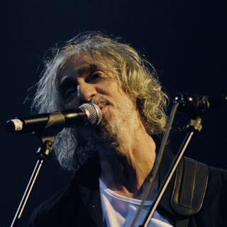 Louis Bertignac le 28 juin 2007 à Paris, lors d'un concert en hommage à Serge Gainsbourg. [stéphane de sakutin]