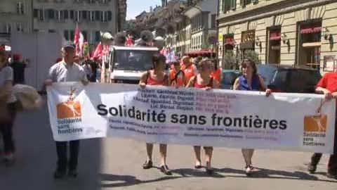 Manifestation contre le racisme à Berne