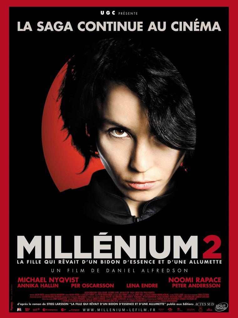 L'affiche du film "Millenium 2" de Daniel Alfredson