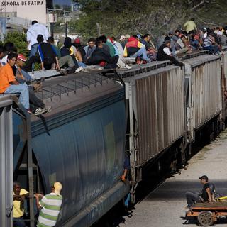 Un demi-million de clandestins centraméricains traverseraient chaque année le Mexique pour tenter de rejoindre les Etats-Unis. [Rodrigo Abd]