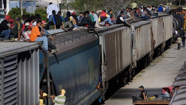 Un demi-million de clandestins centraméricains traverseraient chaque année le Mexique pour tenter de rejoindre les Etats-Unis. [Rodrigo Abd]