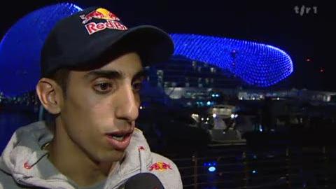 Formule 1/ Grand Prix d'Abu Dhabi: itw Sébastien Buemi, pilote chez Toro Rosso