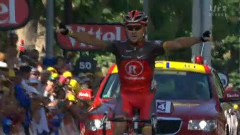 Cyclisme / Tour de France (10e étape): Le Portugais Sergio Paulinho, RadioShack, remporte sa première victoire sur un Tour de France à Gap