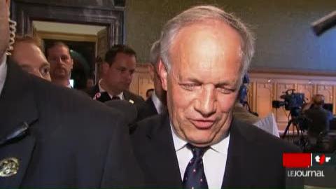 Election au Conseil fédéral: le libéral-radical Johann Schneider-Ammann succède à Hans-Rudolf Merz