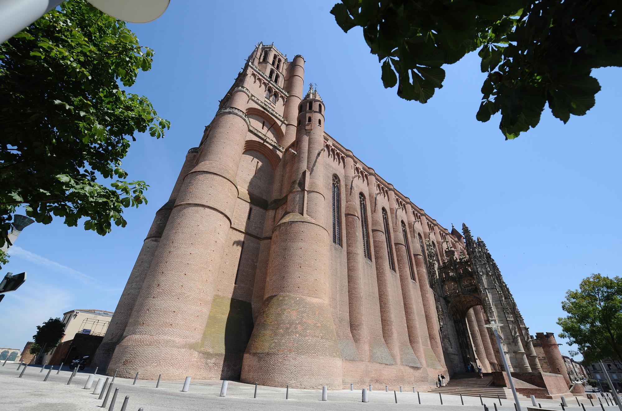 La cathédrale Sainte-Cécile constitue la pièce de résistance de la cité épiscopale d'Albi. [AFP - ERIC CABANIS]