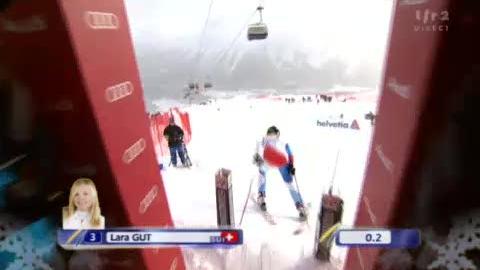 Ski apin / super-G dames St-Moritz: le parcous de Lara Gut