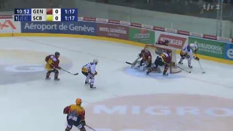 Hockey / LNA (6e j): Genève-Servette - Berne (2-4) + itw Louis Matte, entraîneur assistant de Genève-Servette