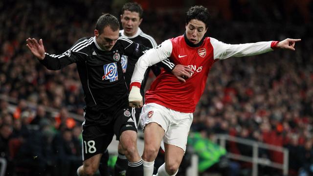 Les Gunners de Samir Nasri ont finalement assuré le minimum. [Matt Dunham]