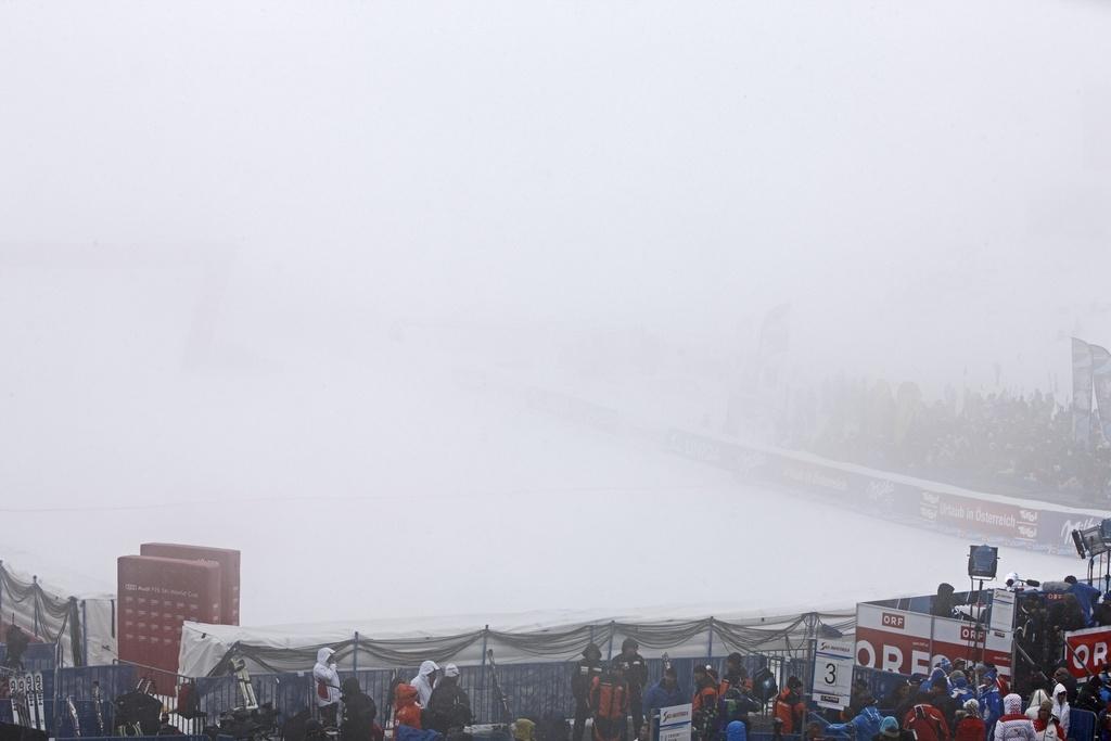 Le brouillard était vraiment trop épais pour disputer une 2e manche.