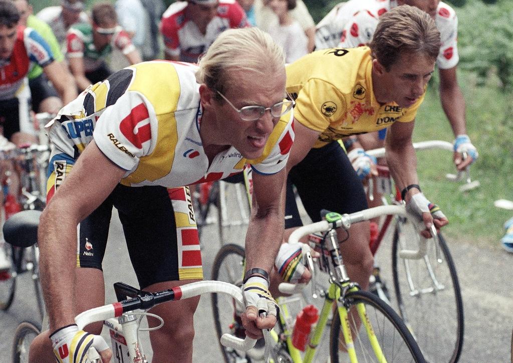 Laurent Fignon avait été battu pour 8 secondes par Lemond  en 1989.