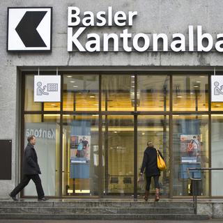 La banque cantonale de Bâle dans le collimateur de la justice américaine. [Keystone - Gaëtan Bally]