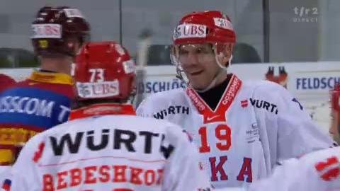 Hockey / Coupe Spengler: match 1. St-Pétersbourg ouvre la marque contre GE-Servette après 3'55''