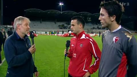 Football / Super League: interview de Raphaël Nuzzolo, joueur du NE Xamax, et Anthony Sauthier, joueur du FC Sion