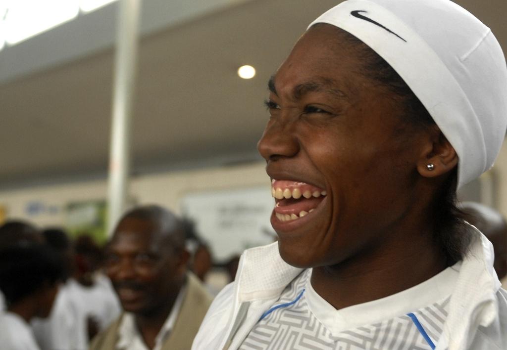 Caster Semenya accueille la nouvelle avec une grande joie.