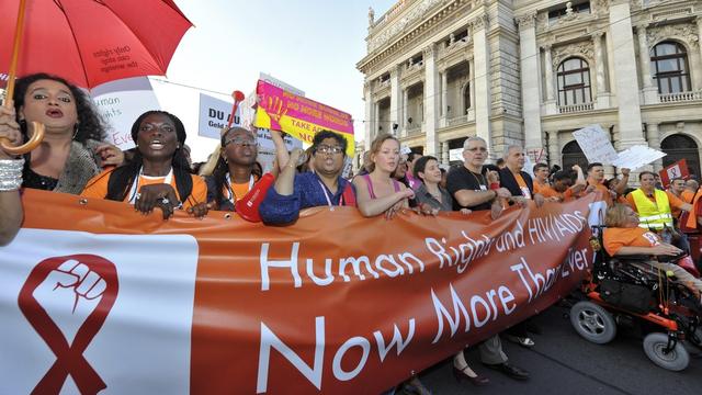 A Vienne, la 18e Conférence sur le sida a fait réagir la communauté civile.