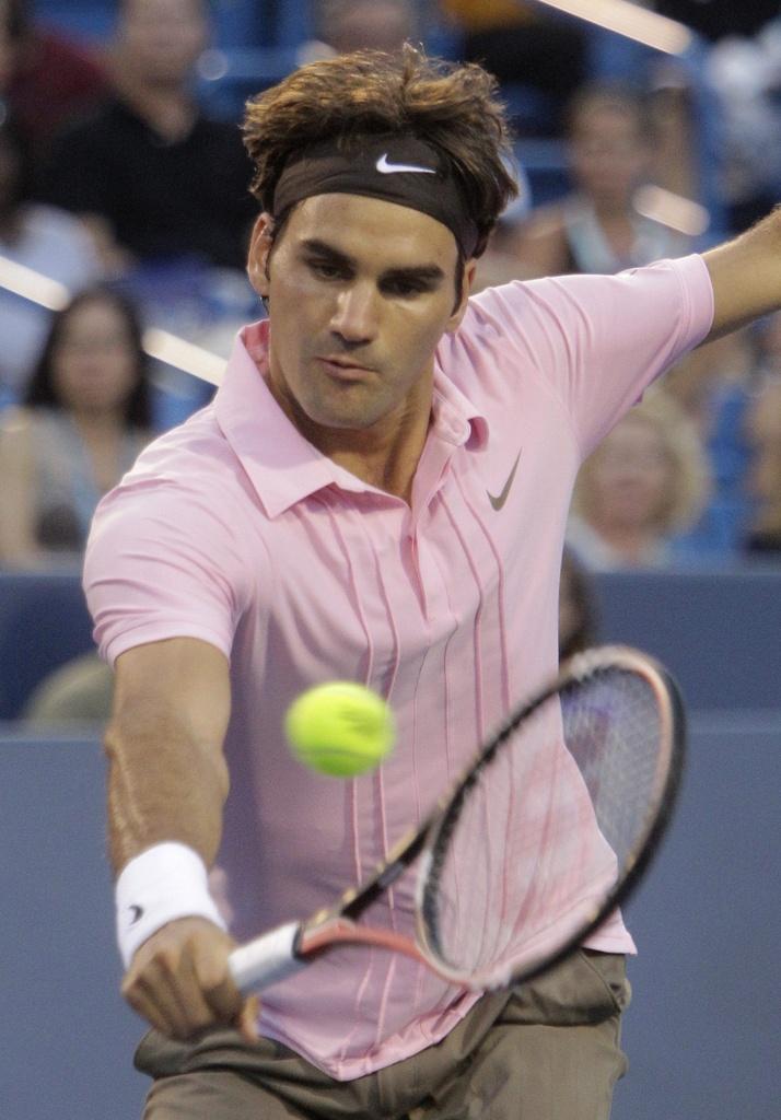 Roger Federer, no 2 mondial, a vécu une semaine assez paisible dans l'Ohio. [KEYSTONE - Al Behrman]