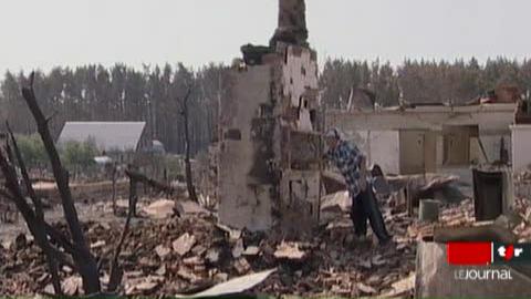 Feux de forêts en Russie:près de 2000 maisons ont été détruites et désormais, les flammes menacent une centrale nucléaire
