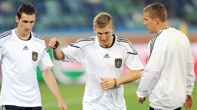 Les Allemands comptent sur Klose, Schweinsteiger et Podolski.