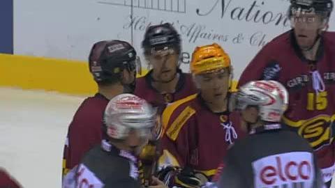 Hockey sur glace / LNA (4e journée) : Genève-Servette prend l’avantage contre Fribourg-Gottéron (2-1) sur un tir de Pothier, bien dévié par Jeff Toms (25e).