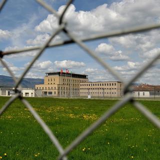 Les Etablissements penitenciaire de la plaine de l'Orbe, EPO, appele aussi prison de Bochuz, photographie ce lundi 26 avril 2010 a Orbe. (KEYSTONE/Dominic Favre) [Keystone - Dominic Favre]