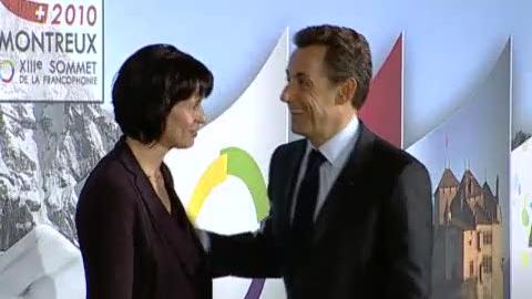 Séquences choisies: le XIIIe Sommet de la Francophonie a été ouvert samedi à Montreux par la présidente de la Confédération Doris Leuthard, en présence d'une quarantaine chefs d'Etat. - Vidéo en continu, 23 octobre 2010