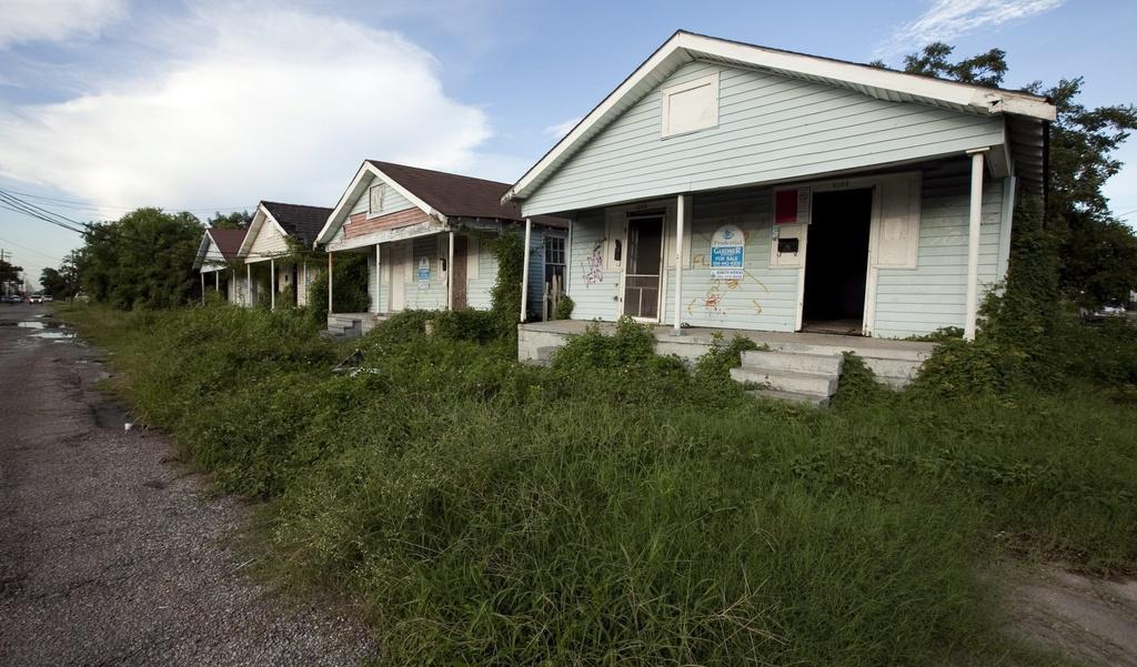 Cinq ans après, certains quartiers de La Nouvelle-Orléans restent totalement abandonnés. [KEYSTONE - BEVIL KNAPP]