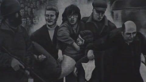 «Bloody Sunday». En 1972, l'armée britannique réprimait une manifestation catholique à Londonderry, en Irlande du Nord, faisant 14 morts. Séquences choisies - L'Info en continu