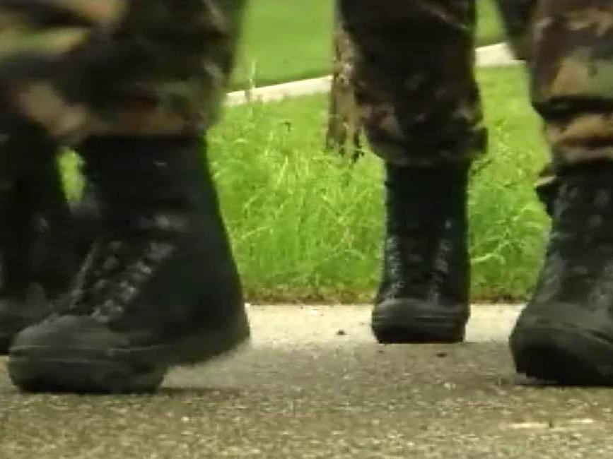 Le moral des troupes d'infanterie dans les chaussettes.