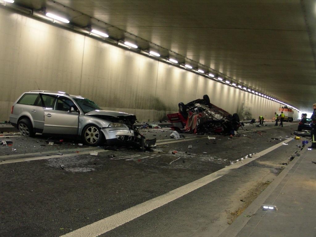 Un accident de la route dans un tunnel près de Roggwil (SG), qui a fait un mort en juin dernier.