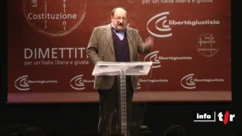 Italie: un groupe d'intellectuels réclame la démission du premier ministre Silvio Berlusconi