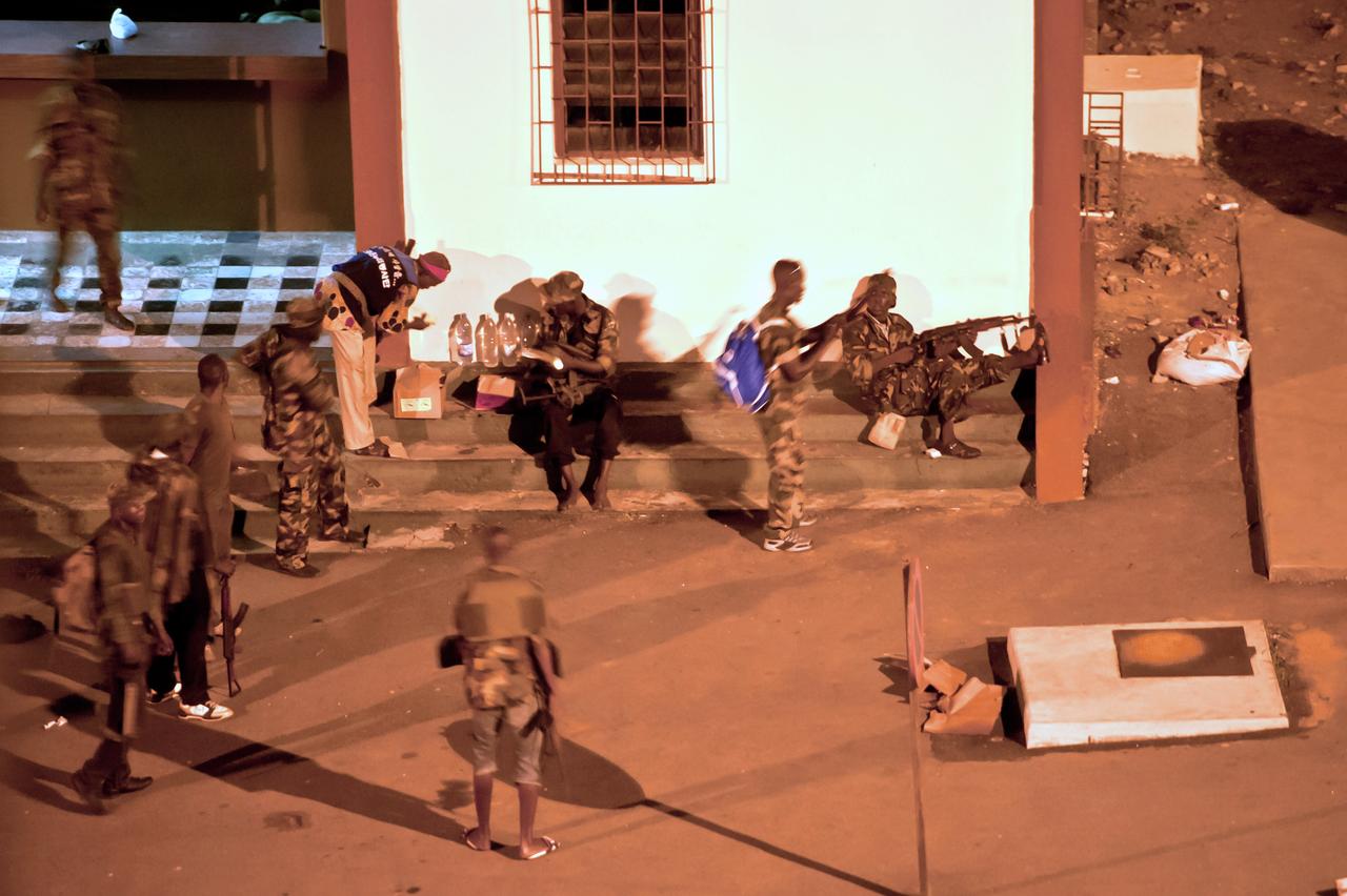 Les fores pro-Ouattara s'apprêtaient à attaquer le palais présidentiel d'Abidjan dans la nuit de jeudi à vendredi. [AFP - Jean-Philippe Ksiazek]