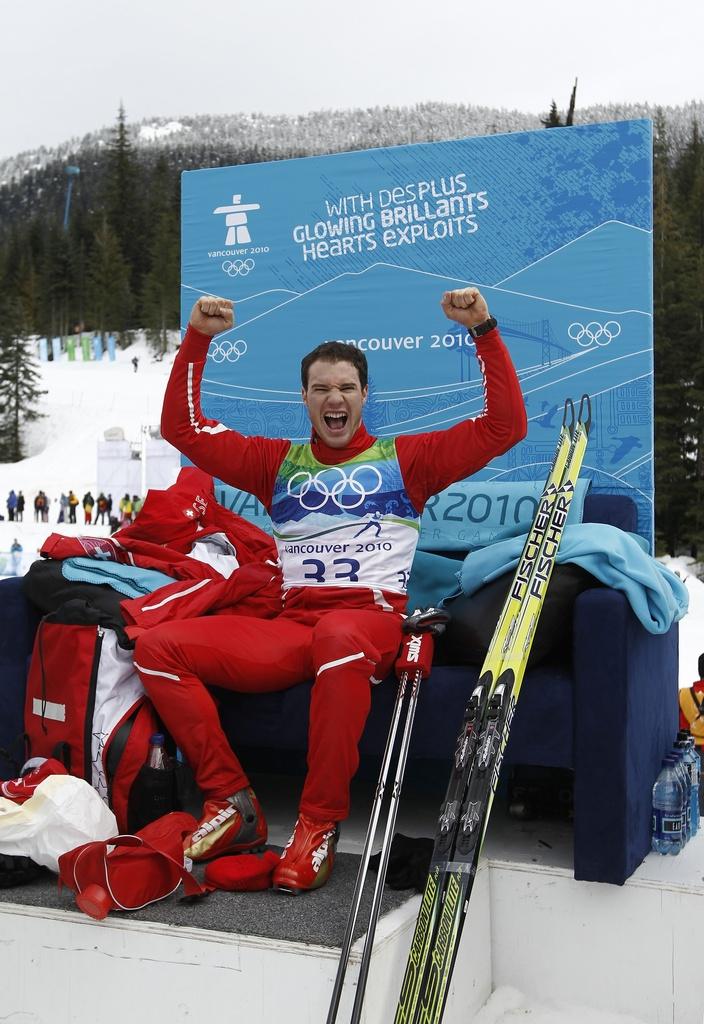 Le Grison a vécu à Vancouver un des plus beaux moments de sa jeune carrière, en enlevant l'or du 15km. [KEYSTONE - PETER KLAUNZER]