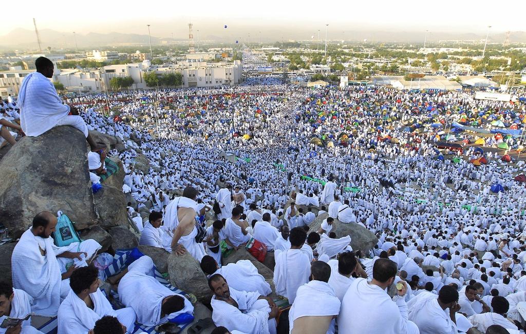 Les fidèles sont plus de 2 millions à effectuer le pèlerinage [KEYSTONE - Hassan Ammar]