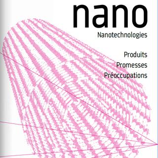 L'affiche de l'exposition "Nanotechnologies" à Lausanne.