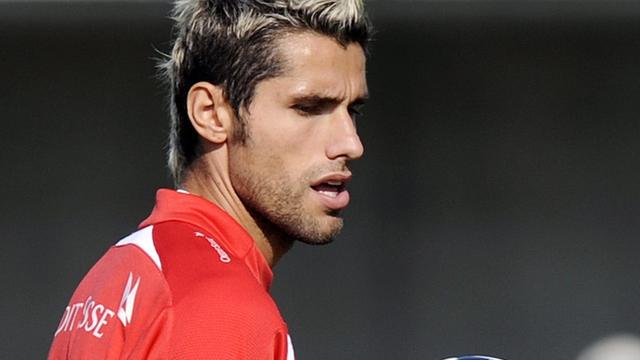 Valon Behrami: "A nous d'imposer notre jeu face aux Gallois". [KEYSTONE - Walter Bieri]