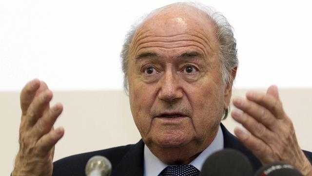 Sepp Blatter était lundi en conférence de presse à Genève. [SALVATORE DI NOLFI]