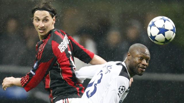 Ibrahimovic et Gallas [Antonio Calanni]