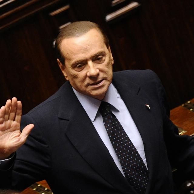 Le Premier ministre italien Silvio Berlusconi va démissionner. [Filippo Monteforte]