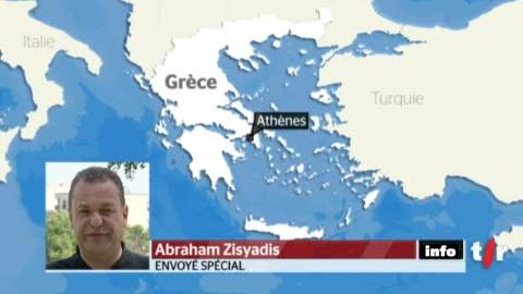 Crise en Grèce / manifestations devant le parlement: les précisions d'Abraham Zisyadis, en direct d'Athènes