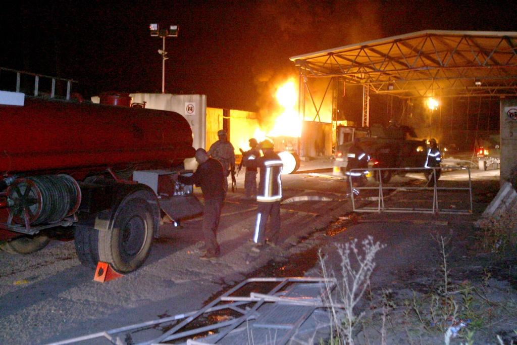 Le poste-frontière de Jarinje a été attaqué à l'aide de cocktails Molotov.