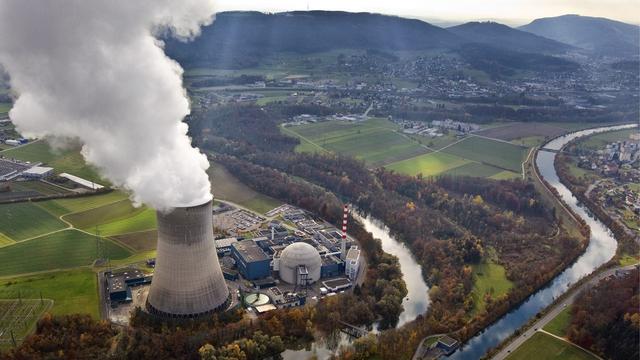 La centrale nucléaire de Gösgen dans le canton de Soleure. [Keystone - Alessandro Della Bella]