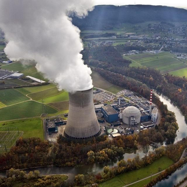 La centrale nucléaire de Gösgen dans le canton de Soleure. [Keystone - Alessandro Della Bella]