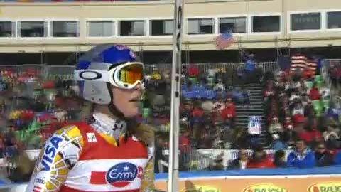 Ski alpin / Descente de Tarvisio (ITA): L'Américaine Lindsey Vonn, malgré sa 2e place, remporte le globe de cristal de la discipline
