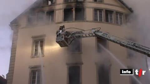 NE: un important incendie a touché un des joyaux du patrimoine de la Chaux-de-Fonds samedi matin